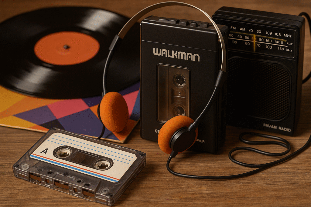 Como era ouvir música nos anos 80 fitas cassete, vinil e rádio FM