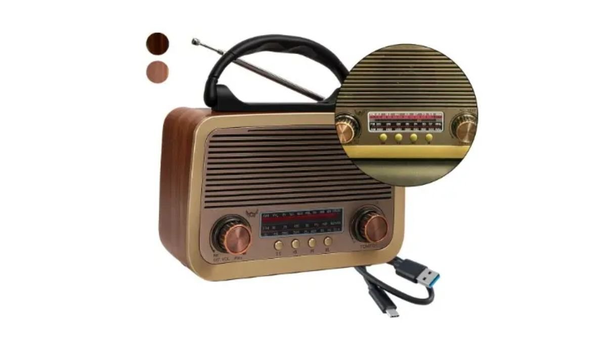 Radio AM FM Retrô Vintage Bluetooth MP3 USB Pen Drive Bivolt Recarregável Vale a Pena Análise Completa e Honesta